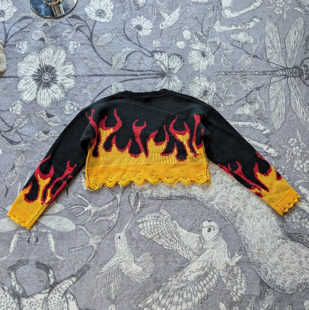 Knit Flame Sweater - Picture 3 of 3